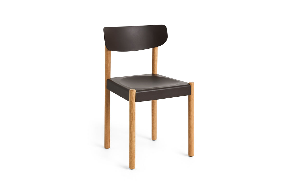 Pack Chair 10 von HAY - Graphitbraun - geölte Eiche - Jacobsen Plus