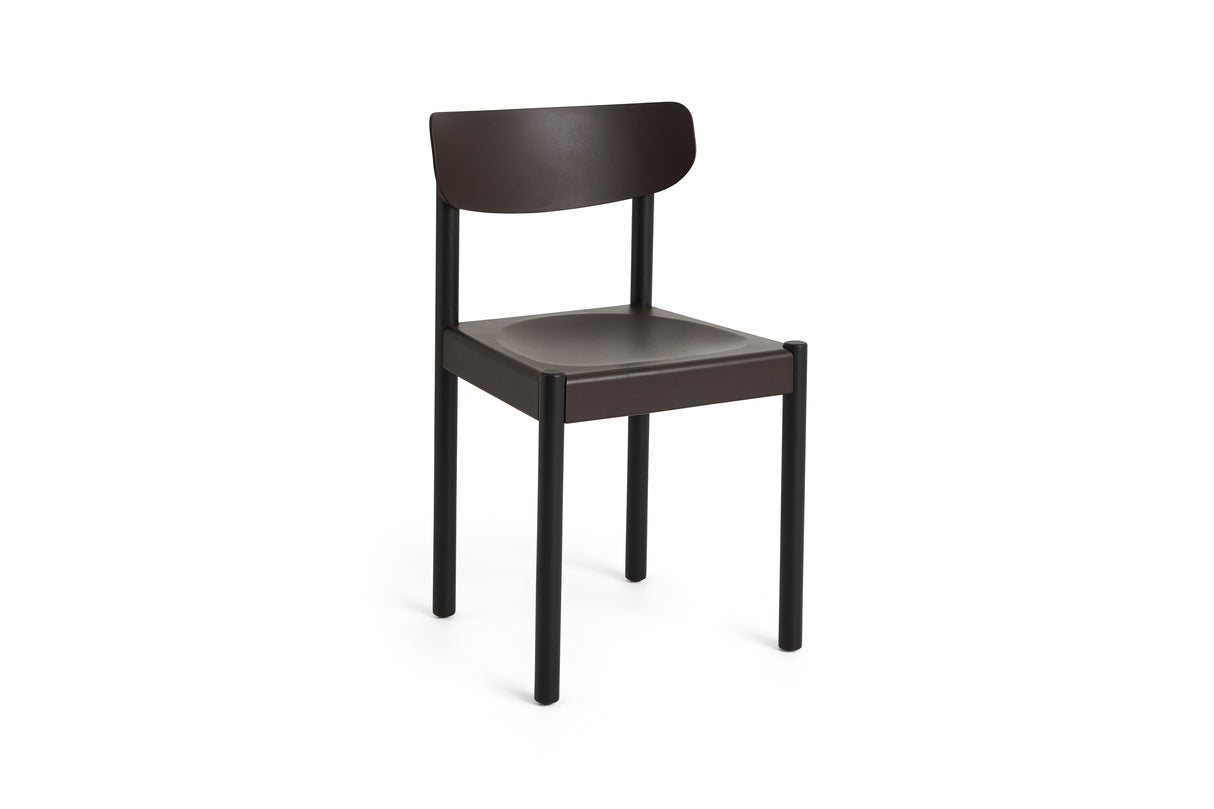 Pack Chair 10 von HAY - Graphitbraun - schwarz lackierte Eiche - Jacobsen Plus