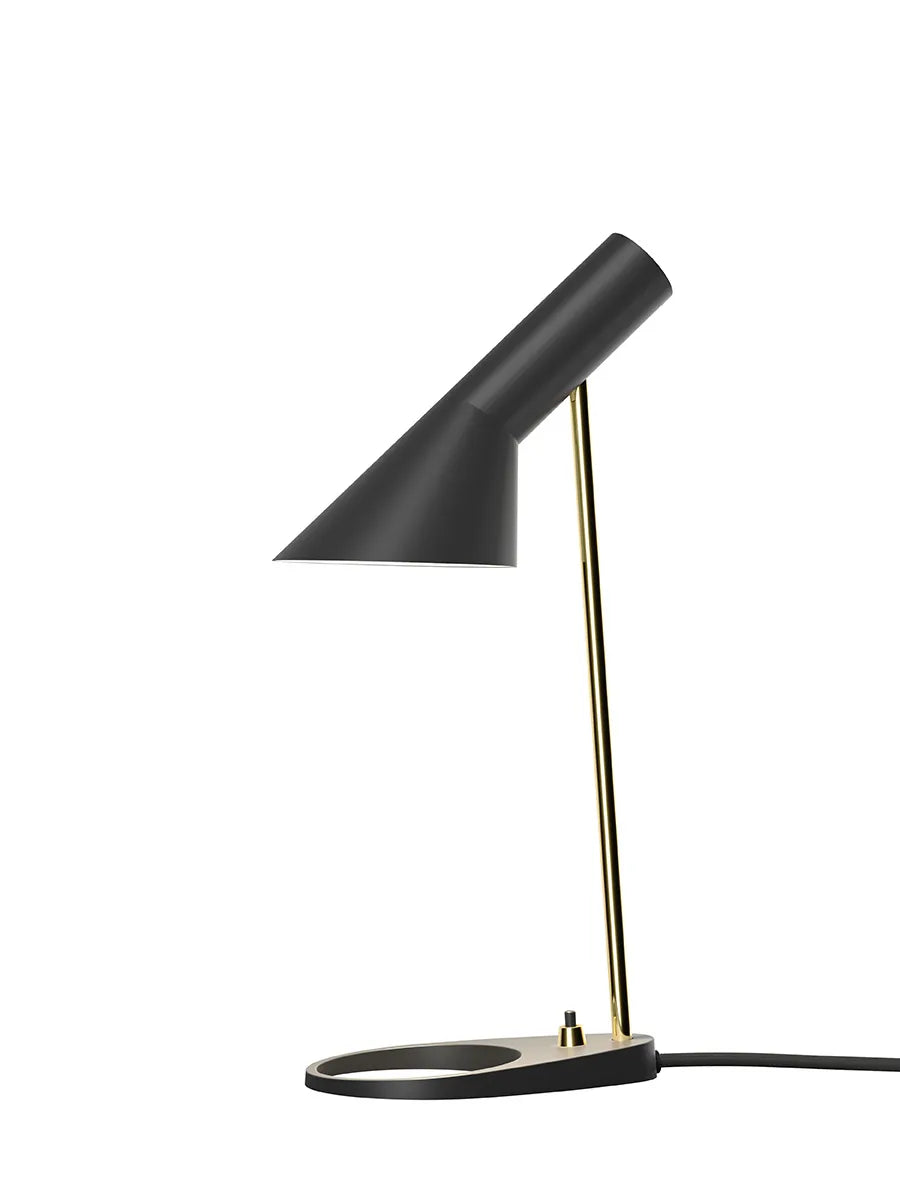 AJ Mini Table Lamp, schwarz/messing von Arne Jacobsen - 1 - Jacobsen Plus