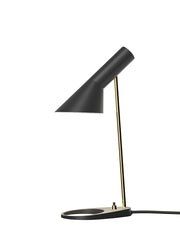 AJ Mini Table Lamp, schwarz/messing von Arne Jacobsen