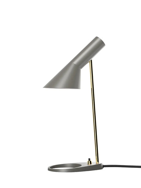 AJ Mini Table Lamp, grey/brass af Arne Jacobsen - 1 - Jacobsen Plus
