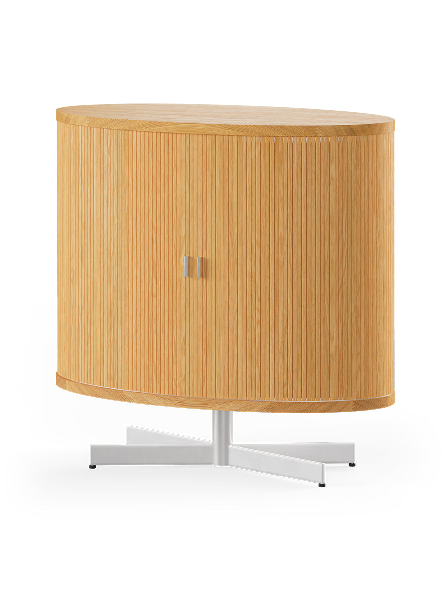 AK 1365 Ovalt Barskab fra Naver Collection - Eg olie - Jacobsen Plus