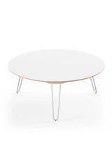 AK1851 Couchtisch von Naver Collection - Eiche Weißöl / H: 30 cm / Rostfreier Stahl - Jacobsen Plus