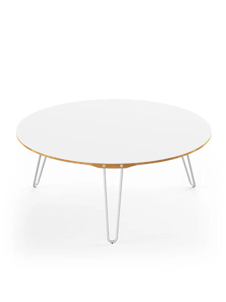 AK1851 Couchtisch von Naver Collection - Esche Öl / H: 30 cm / Rostfreier Stahl - Jacobsen Plus