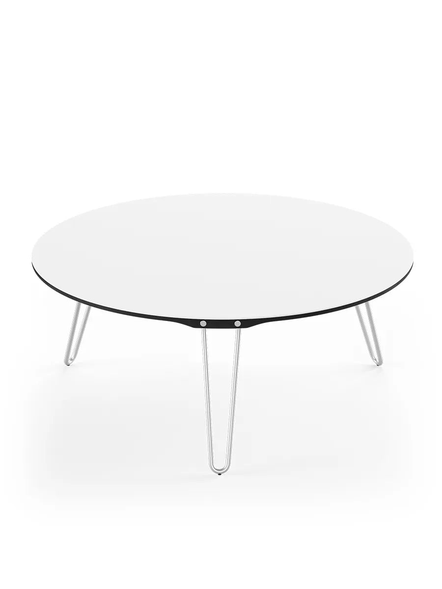 AK1851 Couchtisch von Naver Collection - Esche schwarz gebeizt / H: 36 cm / Rostfreier Stahl - Jacobsen Plus