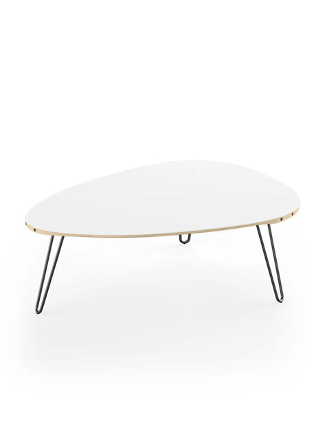 AK1861 Couchtisch von Naver Collection - Esche Öl / H: 30 cm / Rostfreier Stahl - Jacobsen Plus