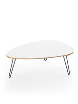 AK1861 Sofabord fra Naver Collection - Ask olie / H: 30 cm / Sort pulverlakeret - Jacobsen Plus