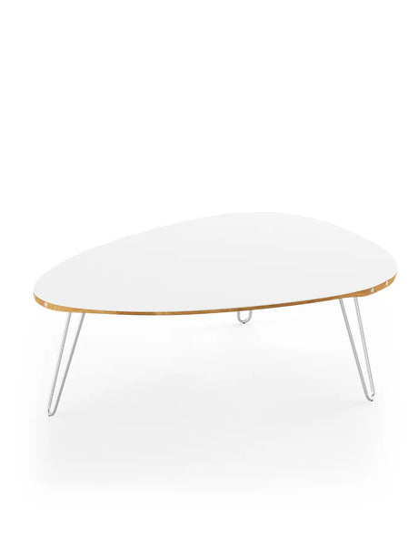 AK1861 Couchtisch von Naver Collection - Esche Öl / H: 30 cm / Rostfreier Stahl - Jacobsen Plus