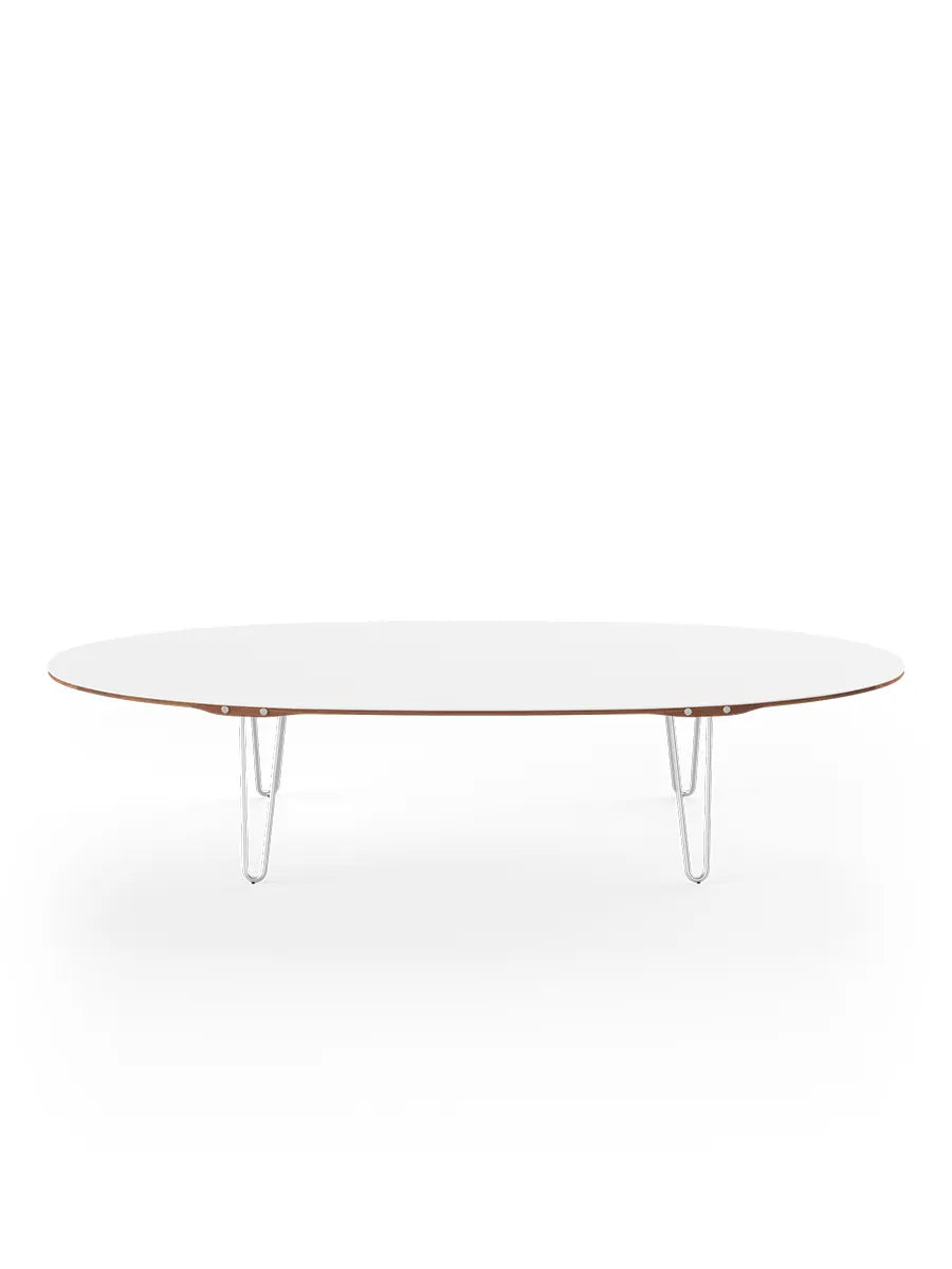 AK1881 Couchtisch von Naver Collection - Walnussöl / H: 30 cm / Rostfreier Stahl - Jacobsen Plus