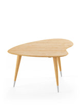 Strawberry Couchtisch fra Naver Collection - Geölte Eiche / Sitzhöhe: 40 cm / Mit Stahlkappen - Jacobsen Plus