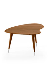 Strawberry Couchtisch fra Naver Collection - Geölte Walnuss / Sitzhöhe: 46 cm / Mit Stahlkappen - Jacobsen Plus