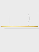 I Model Pendelleuchte, mit Leitung von Anour - Messing / 300 cm / Gebürstet - Jacobsen Plus