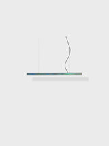 I Model Pendelleuchte, mit Leitung von Anour - Messing / 100 cm / Dunkler Opal-Chrom - Jacobsen Plus