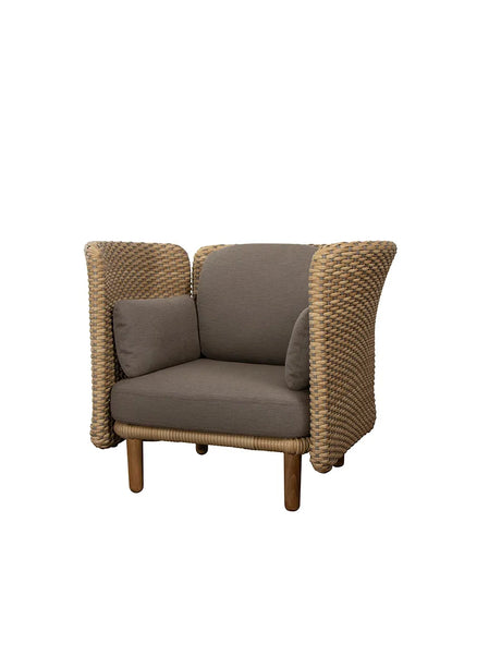 Arch Lounge-Sessel, niedriger Arm/Rücken von Cane-line - 1 - Jacobsen Plus