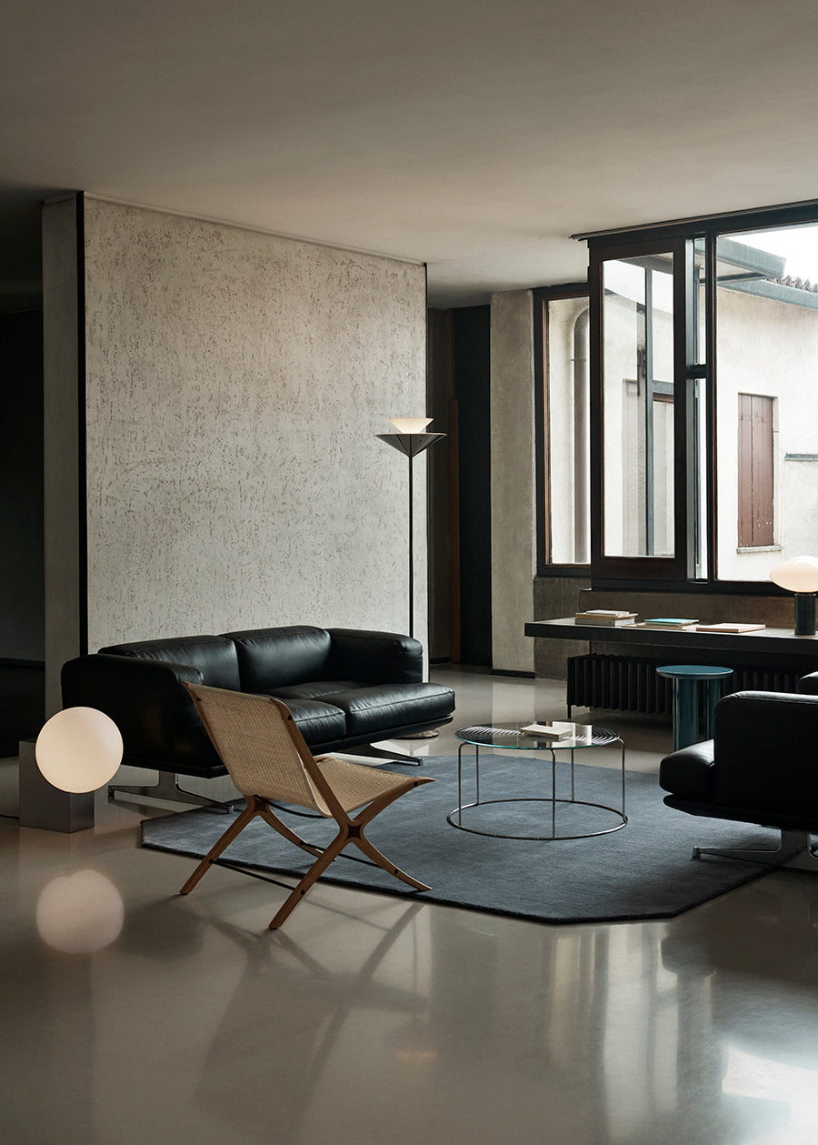 &Tradition Wire VP17 Couchtisch mit Glasplatte