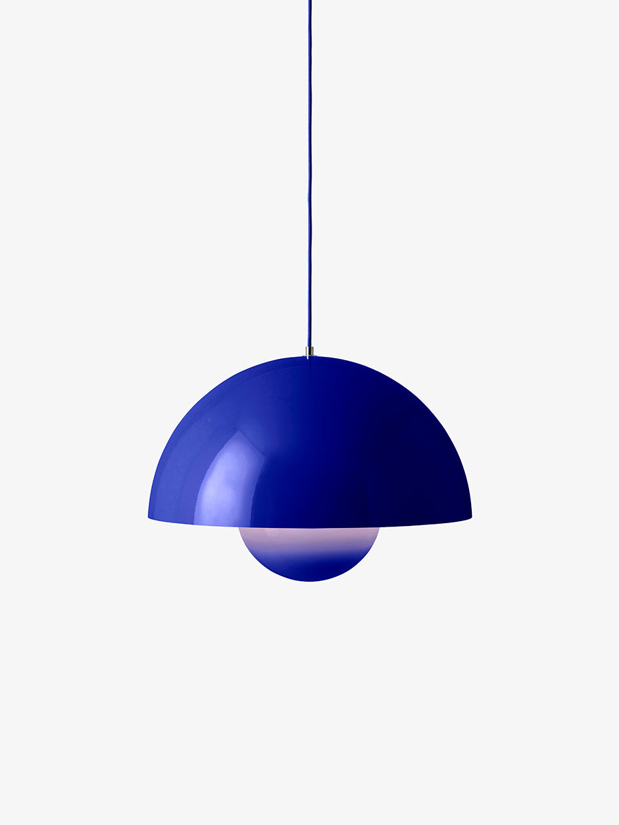 Flowerpot VP2 Pendelleuchte von Verner Panton - Cobalt Blue - Jacobsen Plus