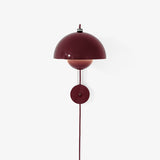 Flowerpot VP8 Wandleuchte von Verner Panton - Dark Plum - Jacobsen Plus