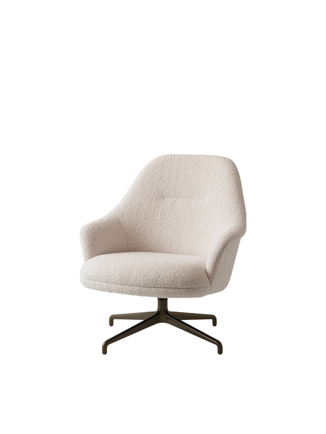 &Tradition Rely HW139 Lounge-Sessel - Karakorum 001/Bronziertes Gestell - Jacobsen Plus