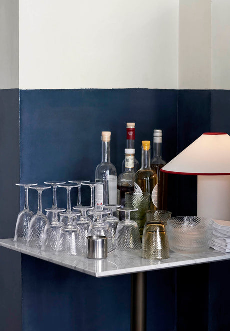 In Between Bord SK16, bronzefarbenes Gestell von &tradition - Nero Ingo Fenix Nano Laminat - Jacobsen Plus