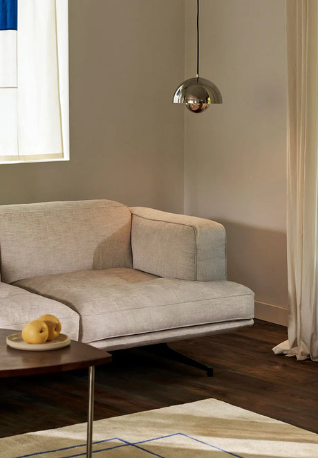 Inland AV22 Sofa von &Tradition - Noble Cognac Leder - Jacobsen Plus