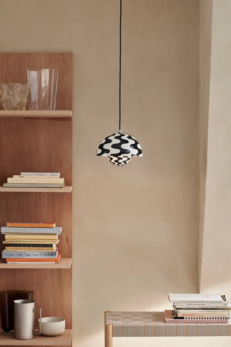 Flowerpot VP1 Pendelleuchte von Verner Panton - Grey beige - Jacobsen Plus