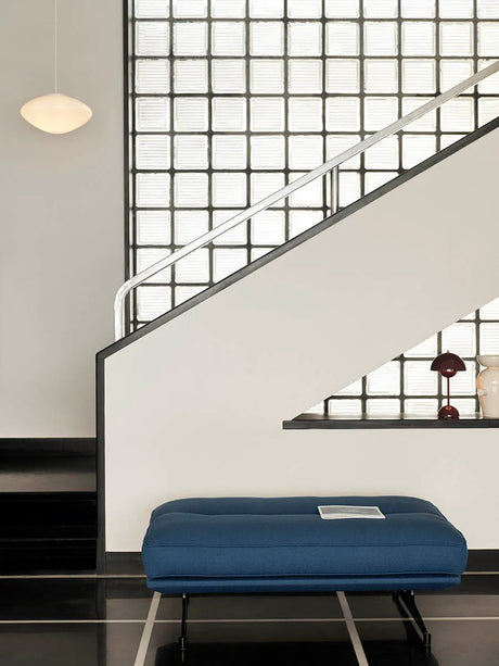 Inland AV32 Pouf von &Tradition - Noble Cognac Leder - Jacobsen Plus