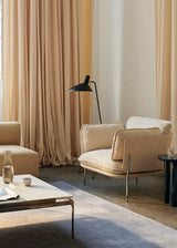 Sett LN13 Sofabord, bianco carrara marble / dark chrome fra &Tradition - 2 - Jacobsen Plus