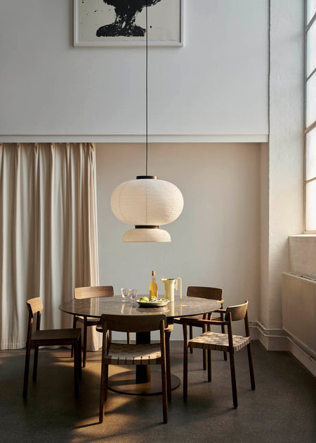 In Between Bord SK20, Bronzed Gestell von &tradition - Nero Marquina - Jacobsen Plus