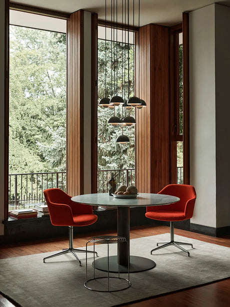 Flowerpot Chandelier VP10, 10 Pendel von &Tradition - Matt white - Jacobsen Plus