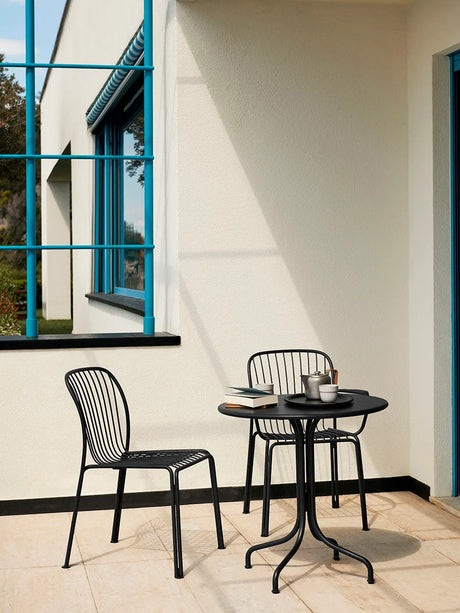 Thorvald SC96 Cafétisch, Ø70 von &Tradition - Warm Black - Jacobsen Plus
