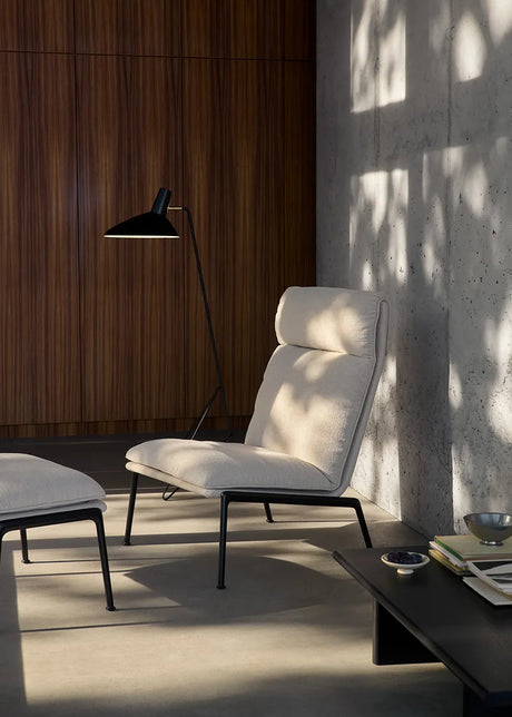 Muno LN16 Lounge Chair von &Tradition - Cifrado 0221 / Dunkles Chrom - Jacobsen Plus