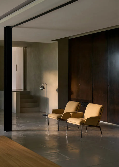 Muno LN19 Lounge Chair von &Tradition - Cifrado 0221 / Dunkles Chrom - Jacobsen Plus