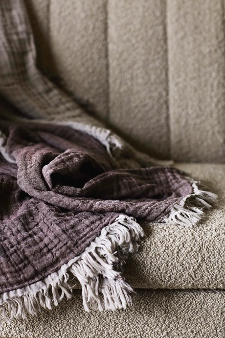 Collect Cotton Throw SC32 von &Tradition - Cloud-Milk - Jacobsen Plus