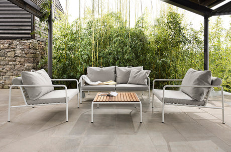 Avon Lounge Chair, gedämpft weißes Gestell von Houe - Asche - Jacobsen Plus