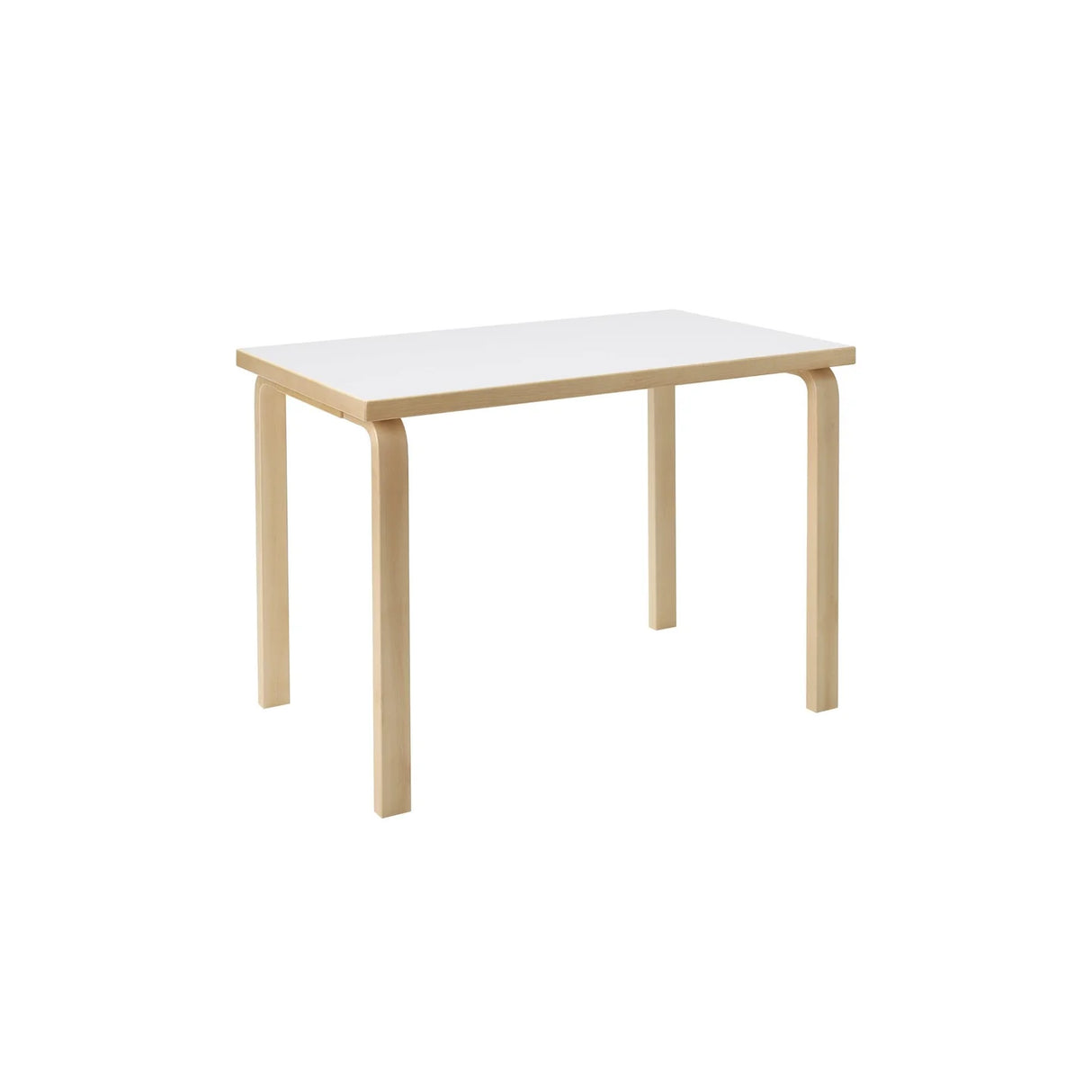 Aalto Table Rectangular 80B, 100x60 cm von Artek - Weißes Laminat - Jacobsen Plus