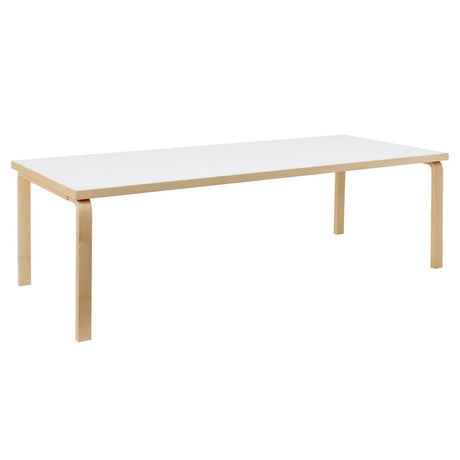 Aalto Table Rectangular 86A, 240x100 cm von Artek - Weißes Laminat - Jacobsen Plus