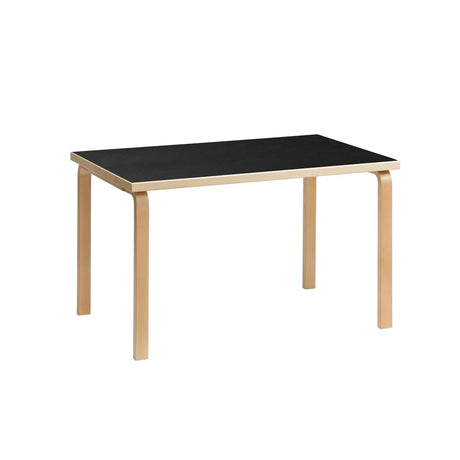 Aalto Table Rectangular 81B, 120 x 75 cm von Artek - Sort Linoleum - Jacobsen Plus