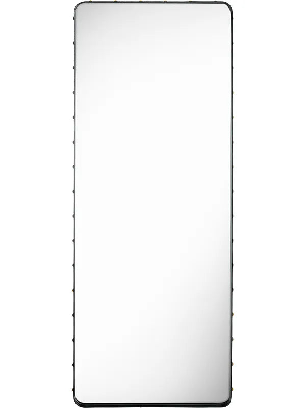 Adnet Spiegel, quadratisch von GUBI - Large / Schwarz - Jacobsen Plus