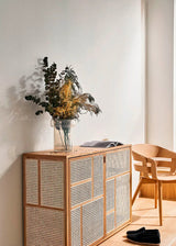 Air Sideboard, oak/cane fra Design House Stockholm - 2 - Jacobsen Plus