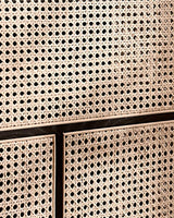 Air Cabinet, schwarz/rohrgeflecht von Design House Stockholm - 3 - Jacobsen Plus