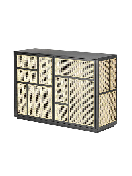 Air Sideboard, black/cane fra Design House Stockholm - 1 - Jacobsen Plus