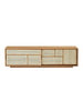 Air Sideboard Low, Eiche/Rohrgeflecht von Design House Stockholm