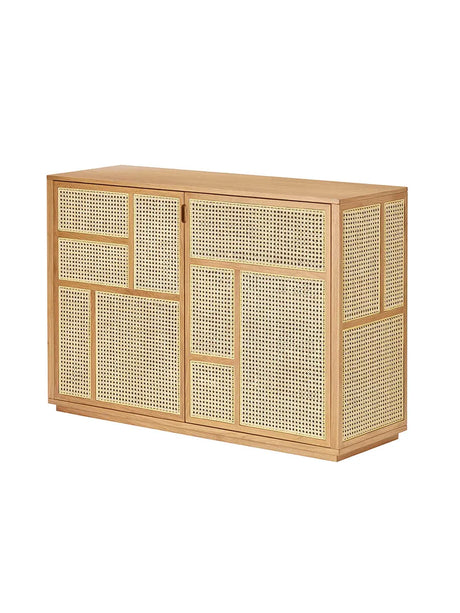 Air Sideboard, Eiche/Rohrgeflecht von Design House Stockholm - 1 - Jacobsen Plus