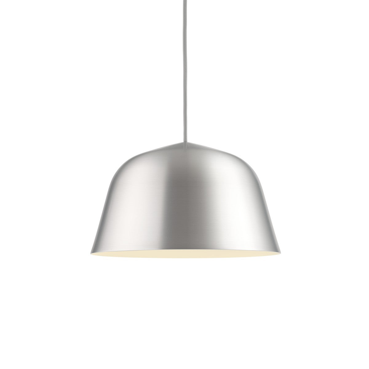 Ambit Pendant Lampe, Ø 25 cm von Muuto - Gebürsteter Stahl - Jacobsen Plus