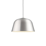 Ambit Pendant Lampe, Ø 25 cm von Muuto - Gebürsteter Stahl - Jacobsen Plus
