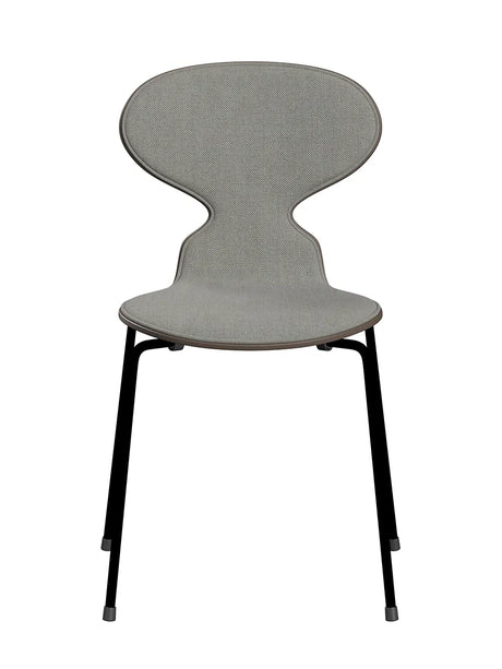 3101 Myren Stol, forsidepolstret af Arne Jacobsen - Deep Clay farvet ask-Sunniva 153 tekstil / Sort - Jacobsen Plus