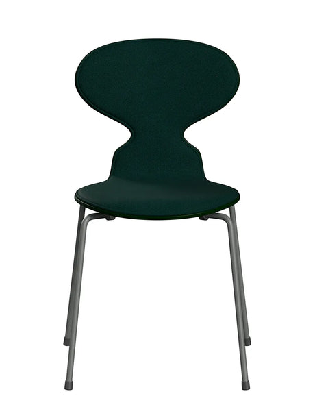 3101 Myren Stol, forsidepolstret af Arne Jacobsen - Evergreen farvet ask-Vidar 1062 tekstil / Silver Grey - Jacobsen Plus