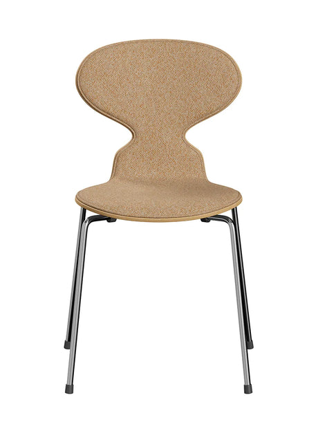 3101 Myren Stol, forsidepolstret af Arne Jacobsen - Egefinér-Vanir 413 tekstil / Krom - Jacobsen Plus