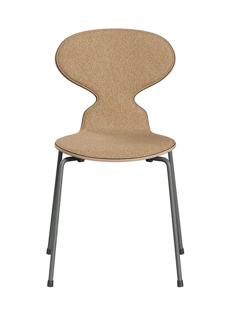 3101 Myren Stol, forsidepolstret af Arne Jacobsen - Egefinér-Vanir 413 tekstil / Silver Grey - Jacobsen Plus