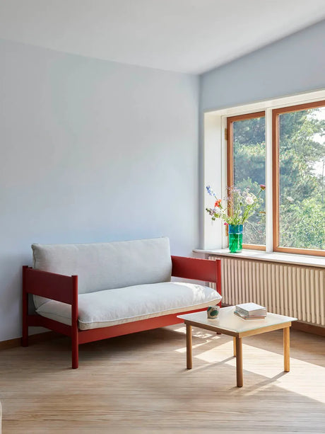 Kofi Couchtisch 60x60 von HAY - Klarglas / Schwarze, wasserlackierte Eiche - Jacobsen Plus